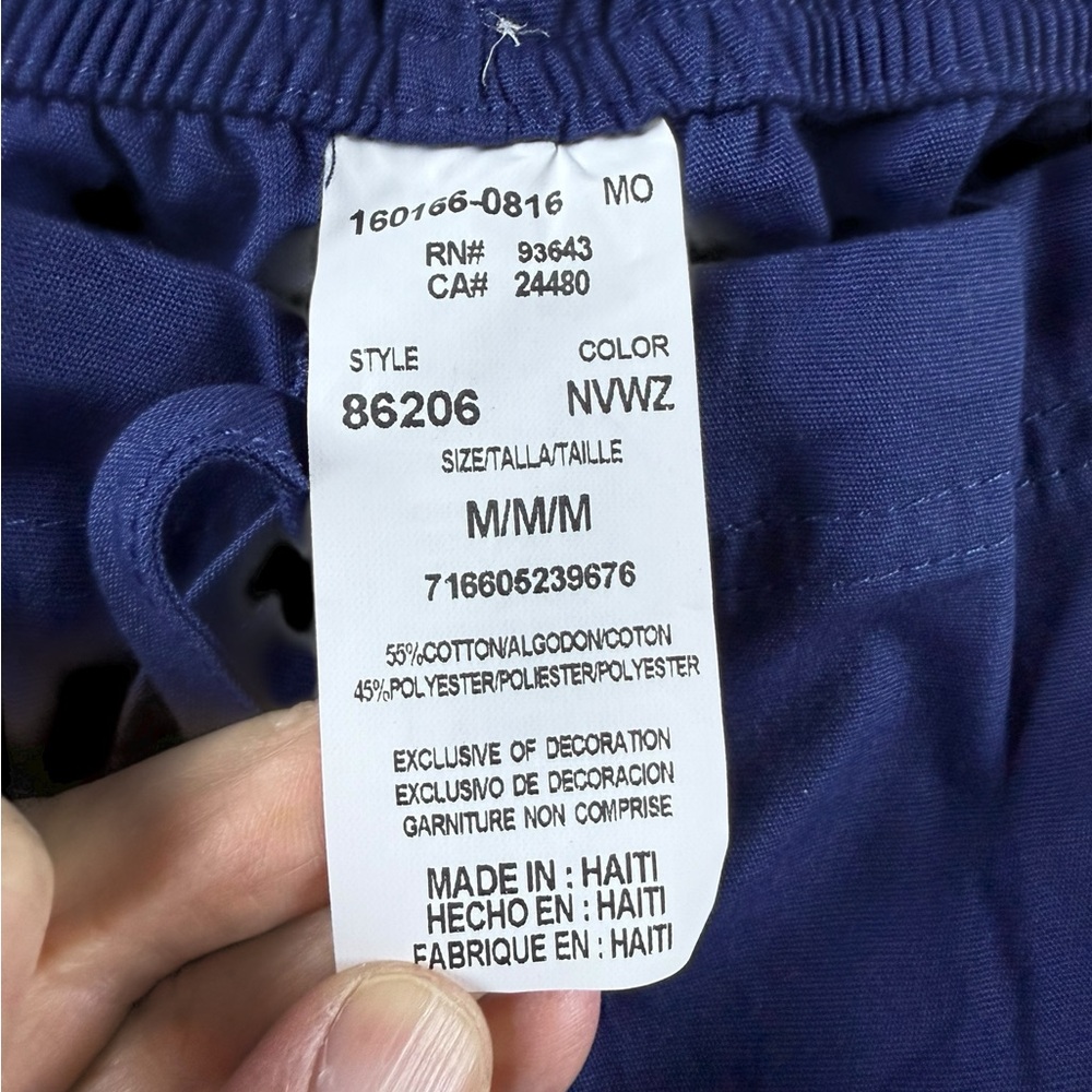 Dickies Navy Scrub Pants Size Medium New With Tags. Women’s.